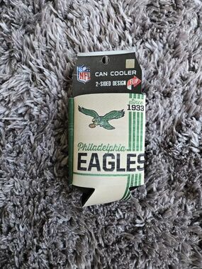 NFL Philadelphia Eagles Can Cooler in Green and Cream